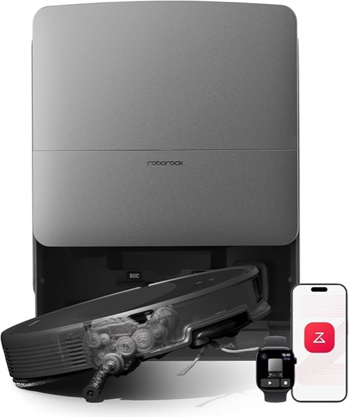 Roborock Saros 20 robot vacuum with dock station